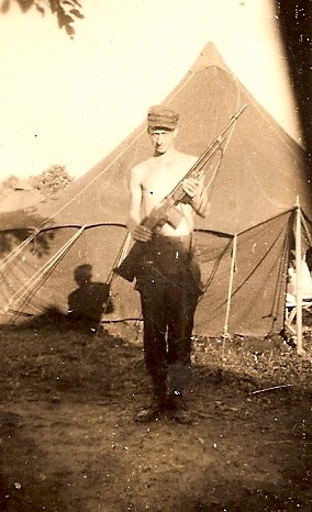 Porter King at Camp Landis