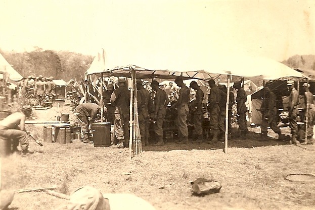 In Line At Camp Landis