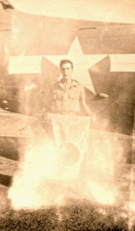 George with Japanese Flag