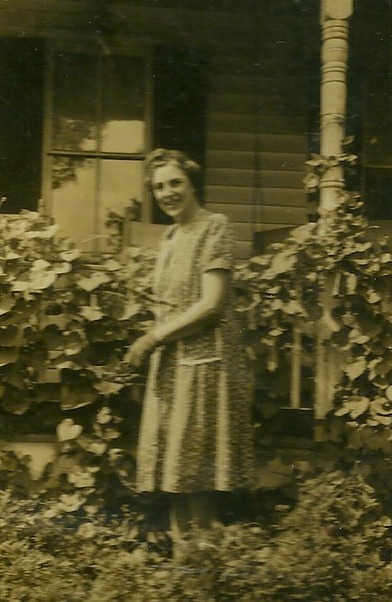 Mom in Her Garden